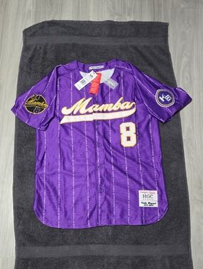 Mamba #8 Purple Baseball Jersey